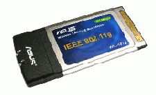  ASUS WL-107g WiFi PCMCIA klient 54 Mb/s 